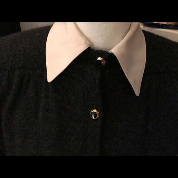 ST John Petite/Small Wool Sweater Cardigan - Picture 2 of 3